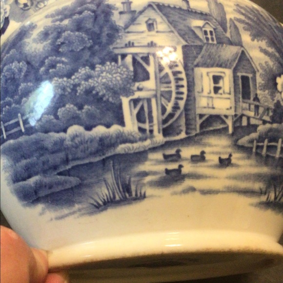 Vintage 6in Woods Ware English Pottery Pitcher - Picture 2 of 8